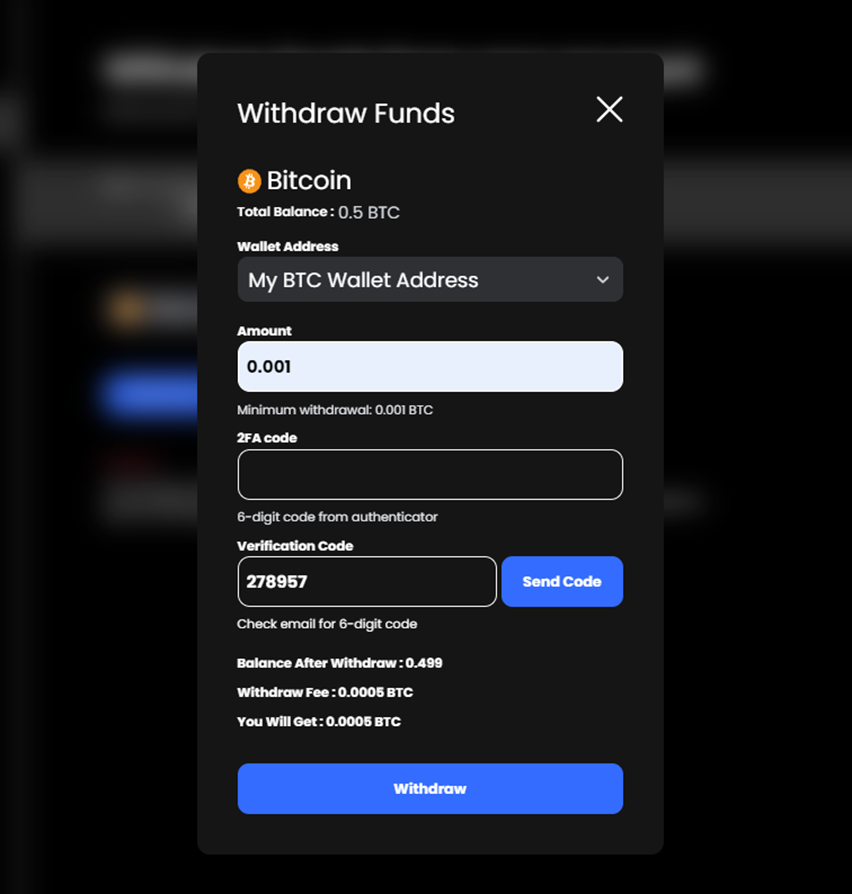 How to make a Crypto Withdrawal OANDA Coinpass Support