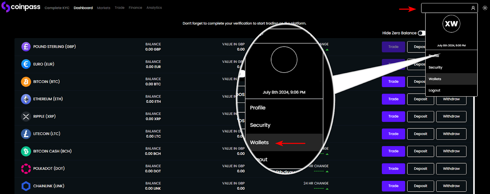How to make a crypto withdrawal in coinpass web app? – coinpass.com support